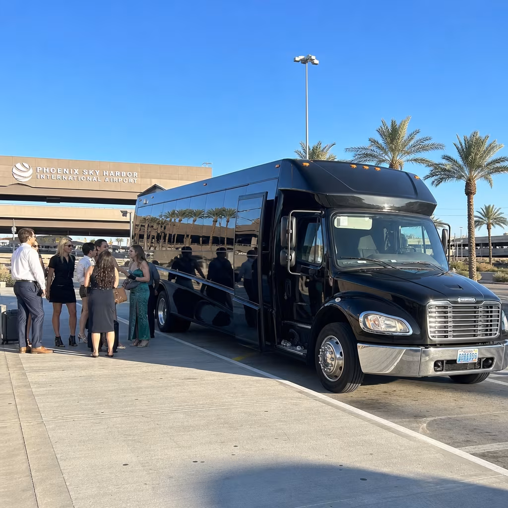 Rent a Bus to Phoenix Sky Harbor International Airport Group