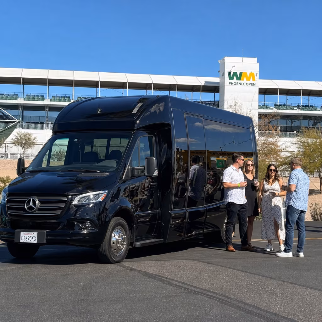 Rent a Bus to WM Phoenix Open at TPC Scottsdale