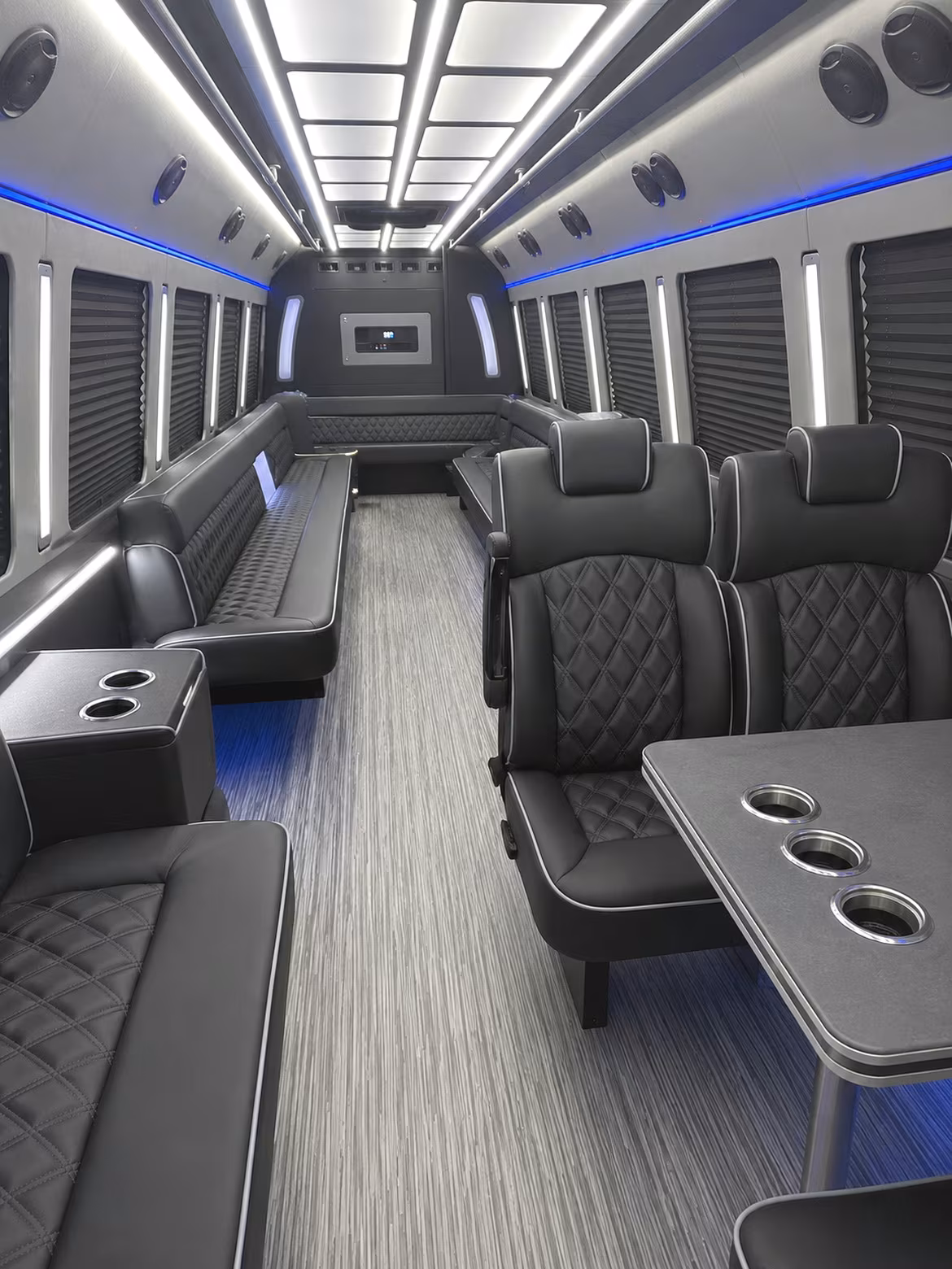 Phoenix Bachelor & Bachelorette Transportation party bus interior