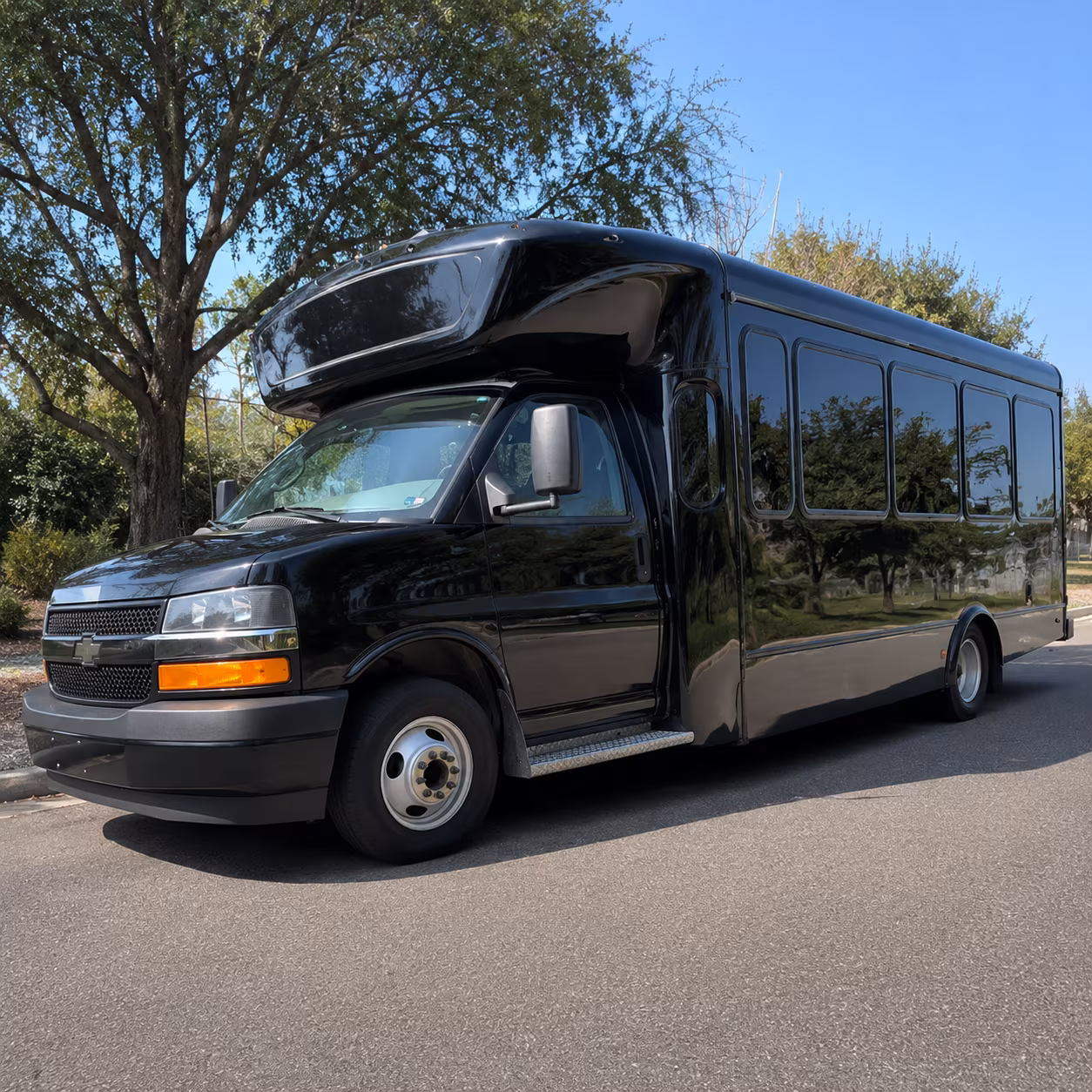 Phoenix Birthday, Sweet 16, & Quinceañera Transportation party bus exterior