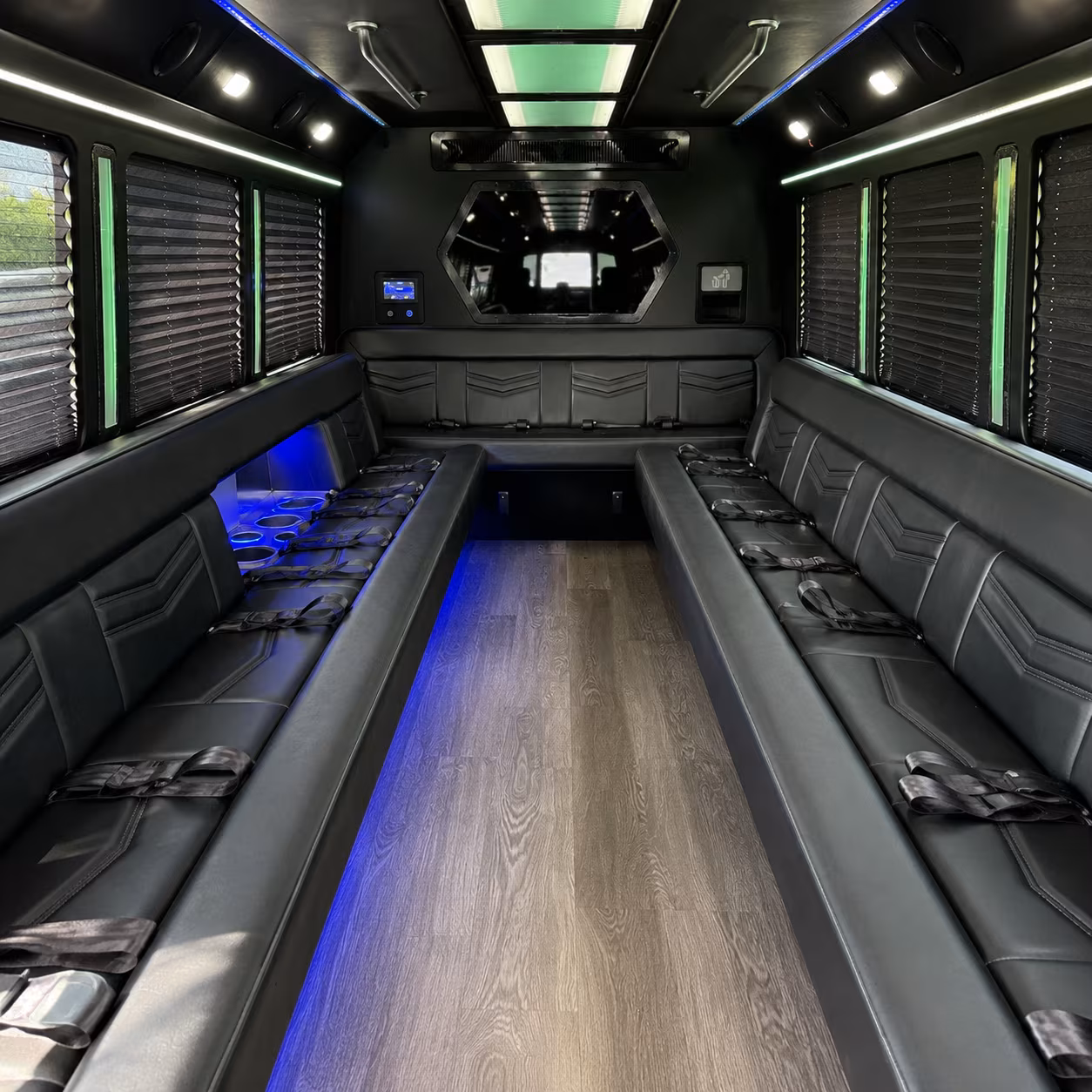 Phoenix Private Event Transportation party bus exterior