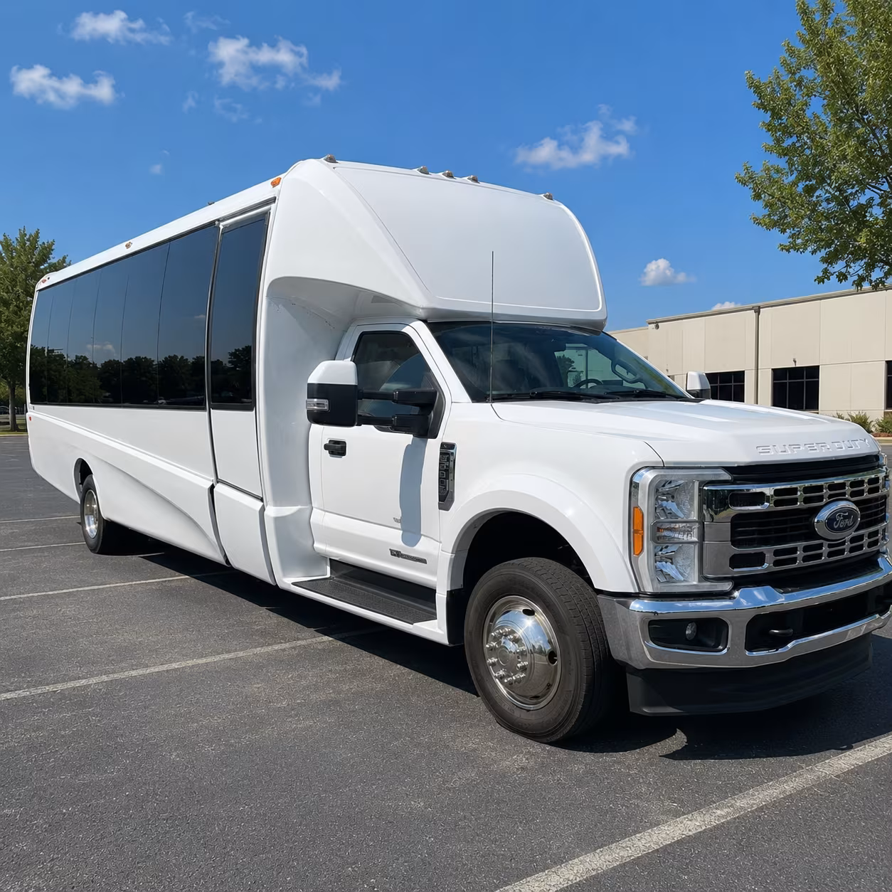 Phoenix School Event Transportation party bus exterior