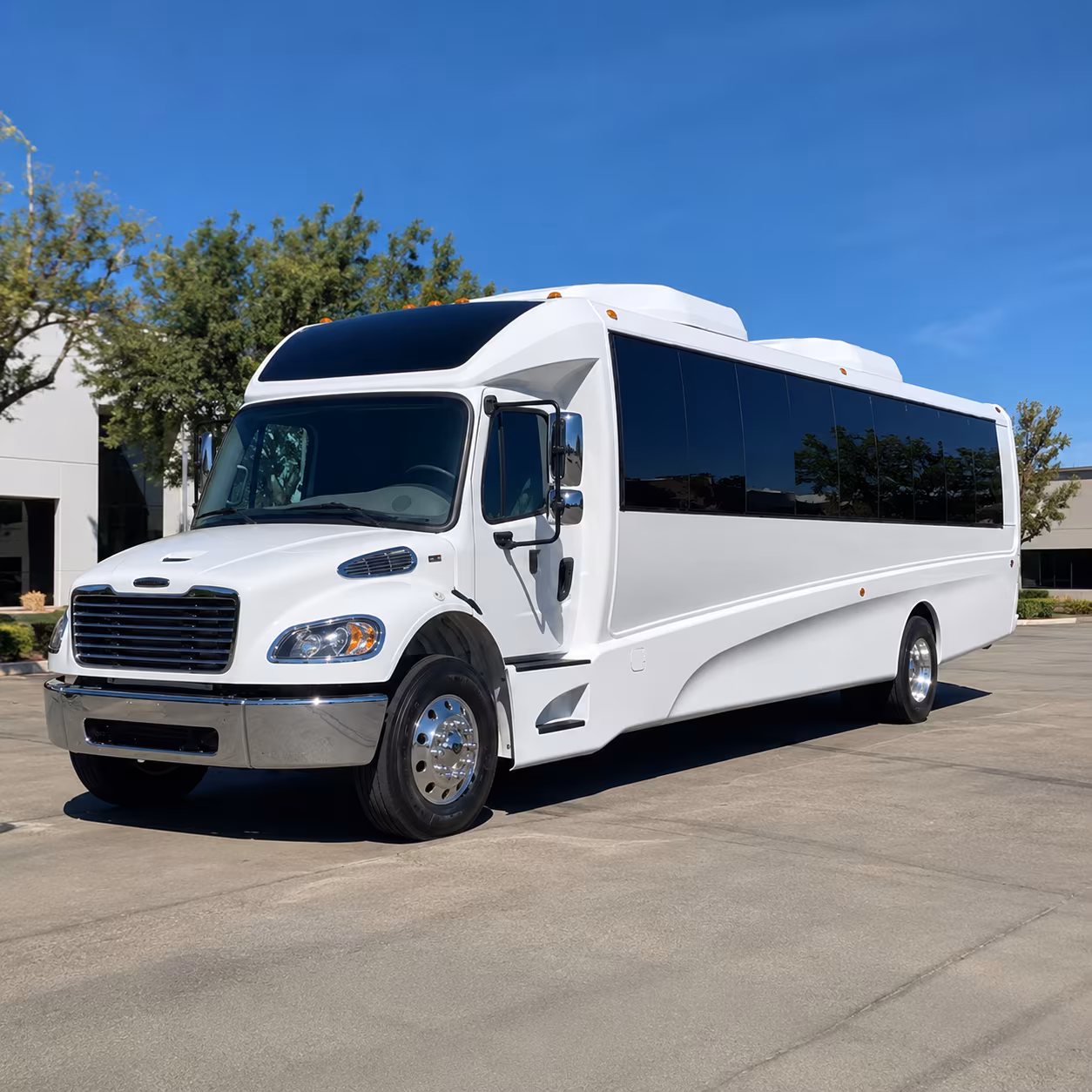 Phoenix School Event Transportation party bus exterior