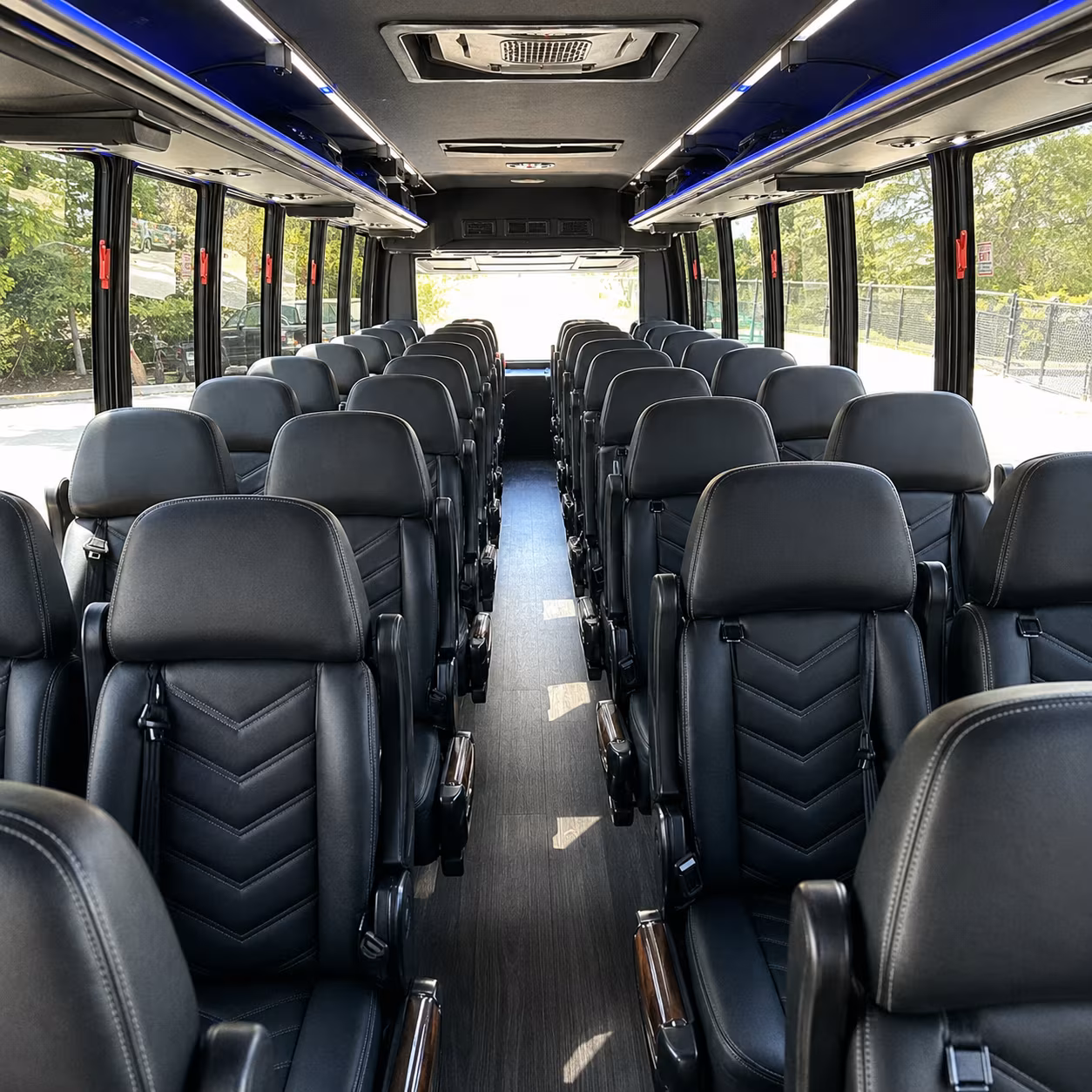 Phoenix School Event Transportation party bus exterior