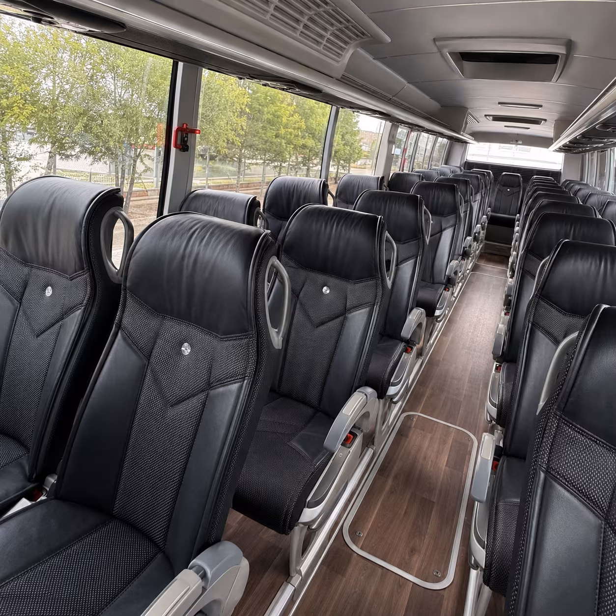 Phoenix School Event Transportation party bus interior