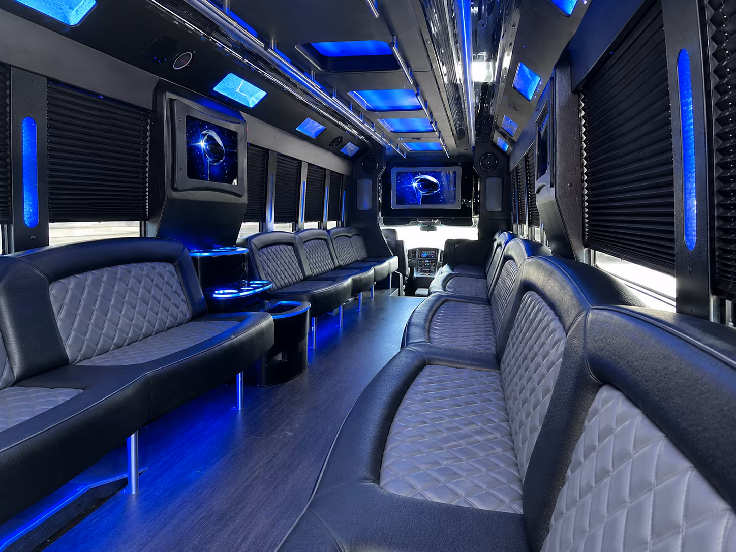 Phoenix Wedding Transportation party bus interior