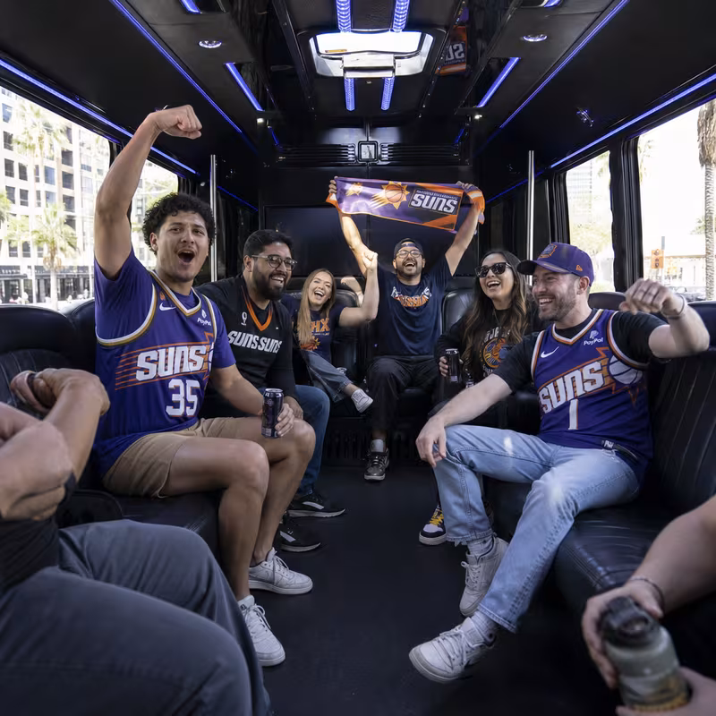 Phoenix Sporting Event Transportation fleet vehicle