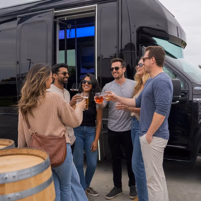 Phoenix Winery & Brewery Tour Transportation fleet vehicle